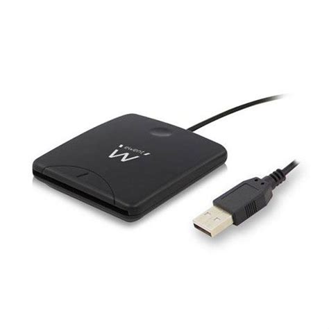 Leitor Cartão Cidadão USB Ewent Smart Card ID Reader 